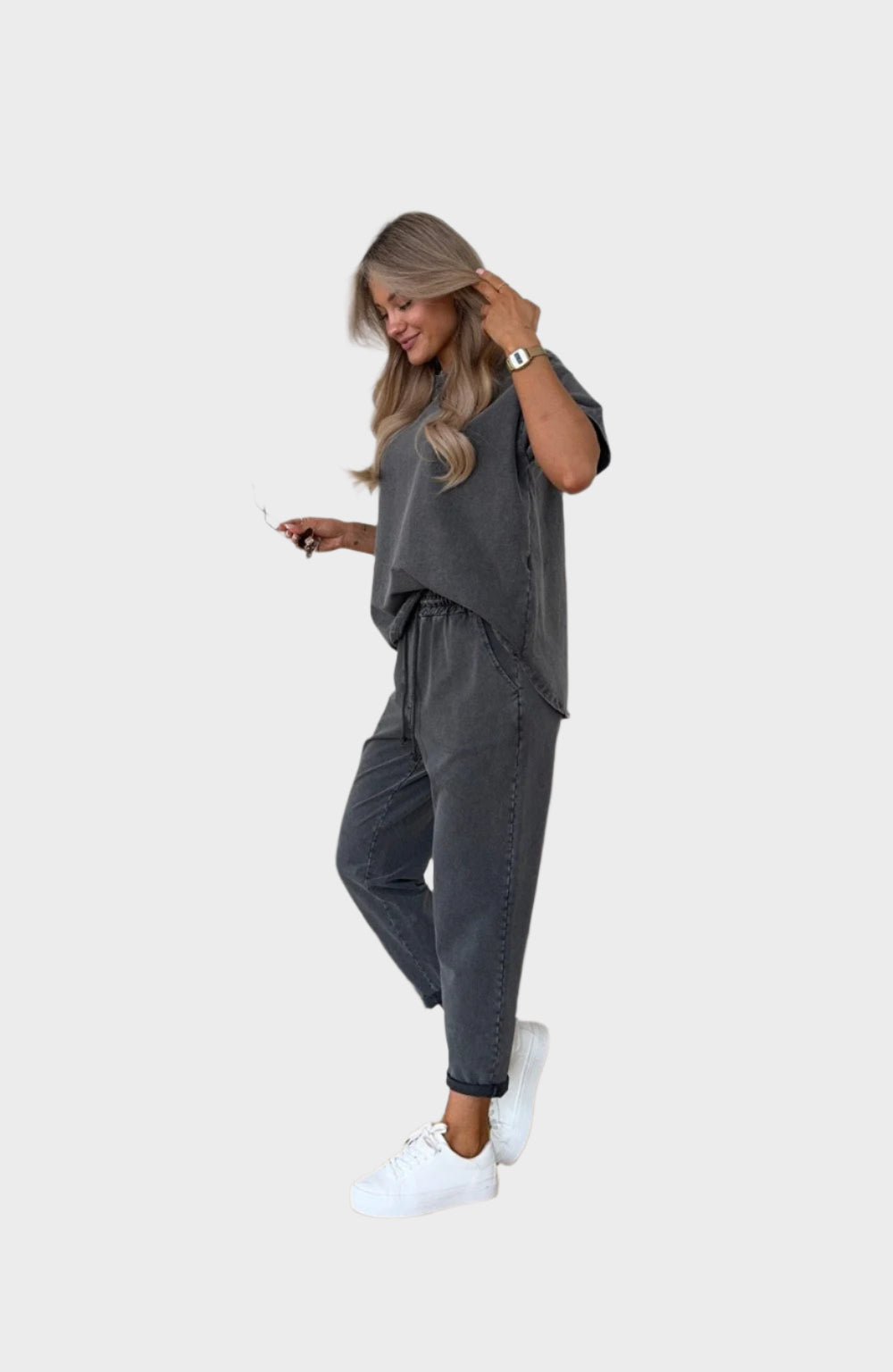 Casual Sada s Tričkem a Jogger Kalhotami