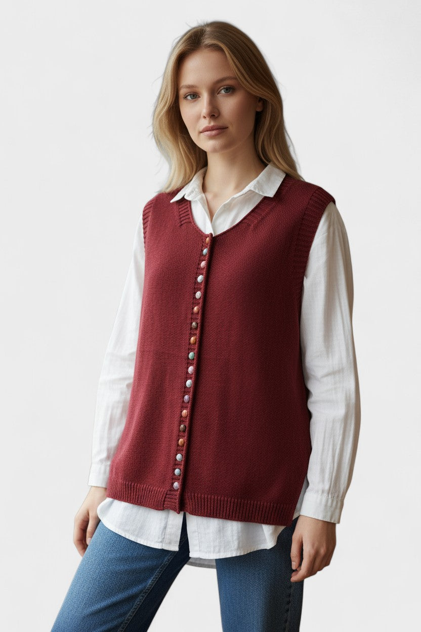 Karmen™ | Stylová Pletená Vesta