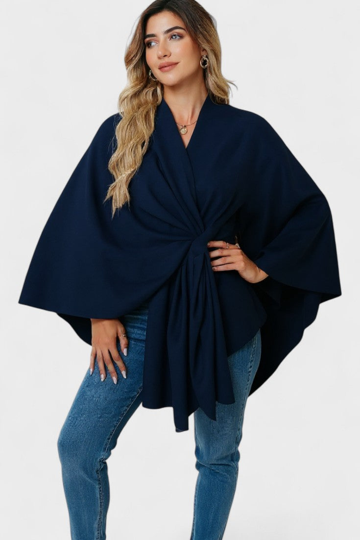 Yvette | Elegantní Draperet Pončo