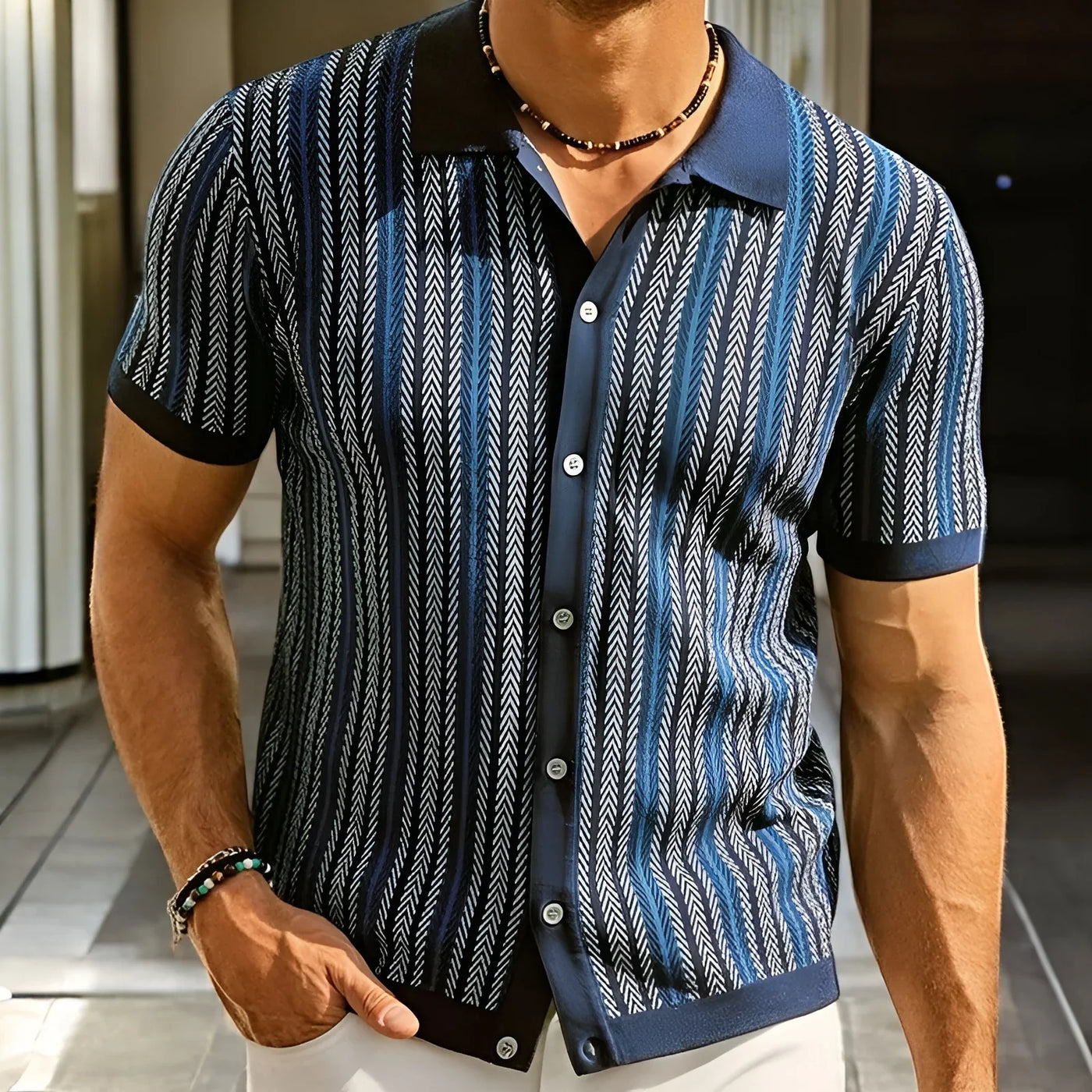 Marcel - Luxusní vzorovaná košile v prémiové kvalitě