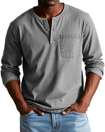 Sebastian - Balíček se 4 prémiovými lehkými denim retro košilemi