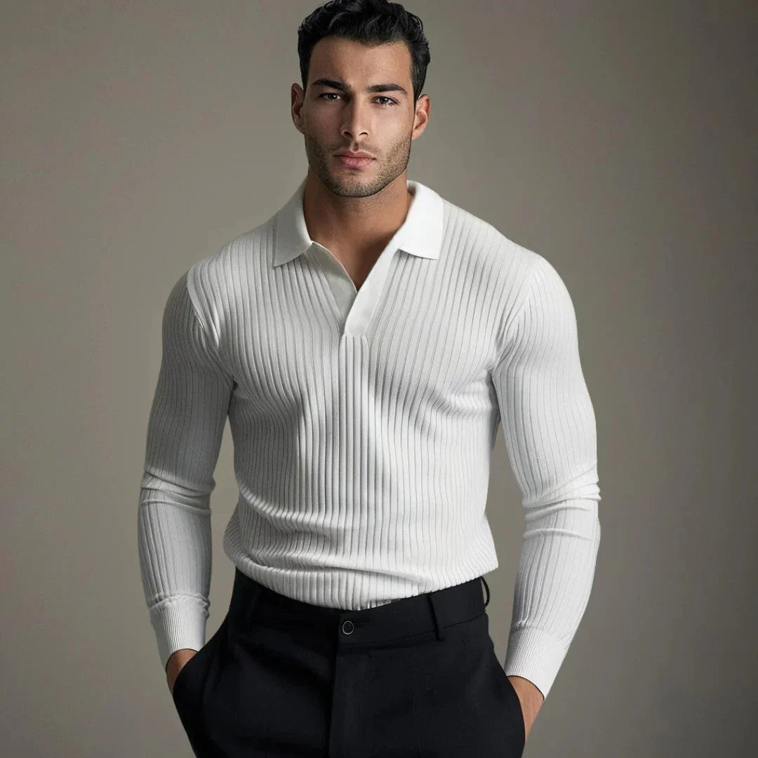 Tristan - Pulovr s V výstřihem Elegantní Mužský