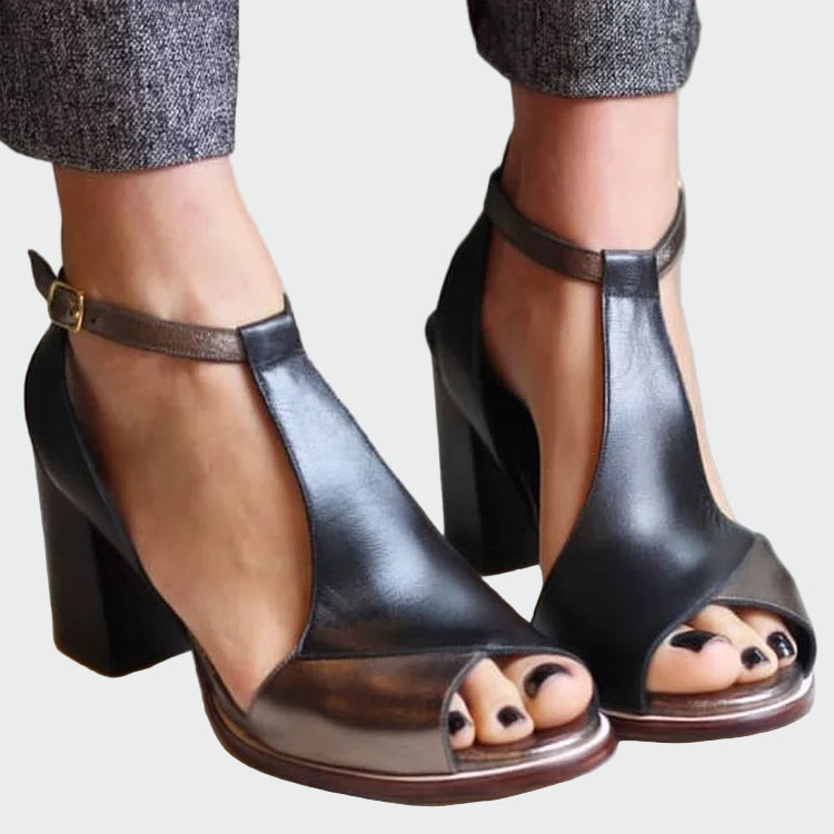 Klára - Elegantní sandály s nízkým podpatkem