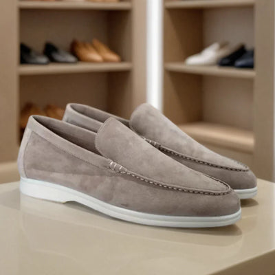 Georges - Elegantní prémiové mokasíny z nubuku