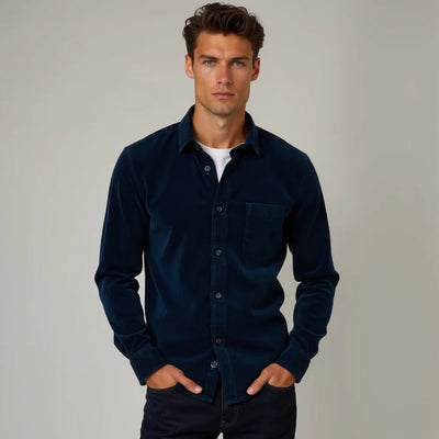 Melkon - Košile z Rybího Manšestru z Čisté Bavlny