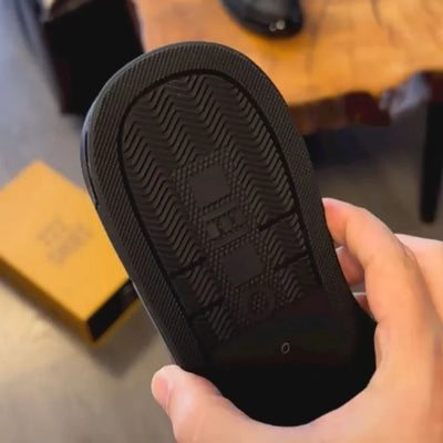 Cédric - Elegantní Černé Tenisky pro Muže