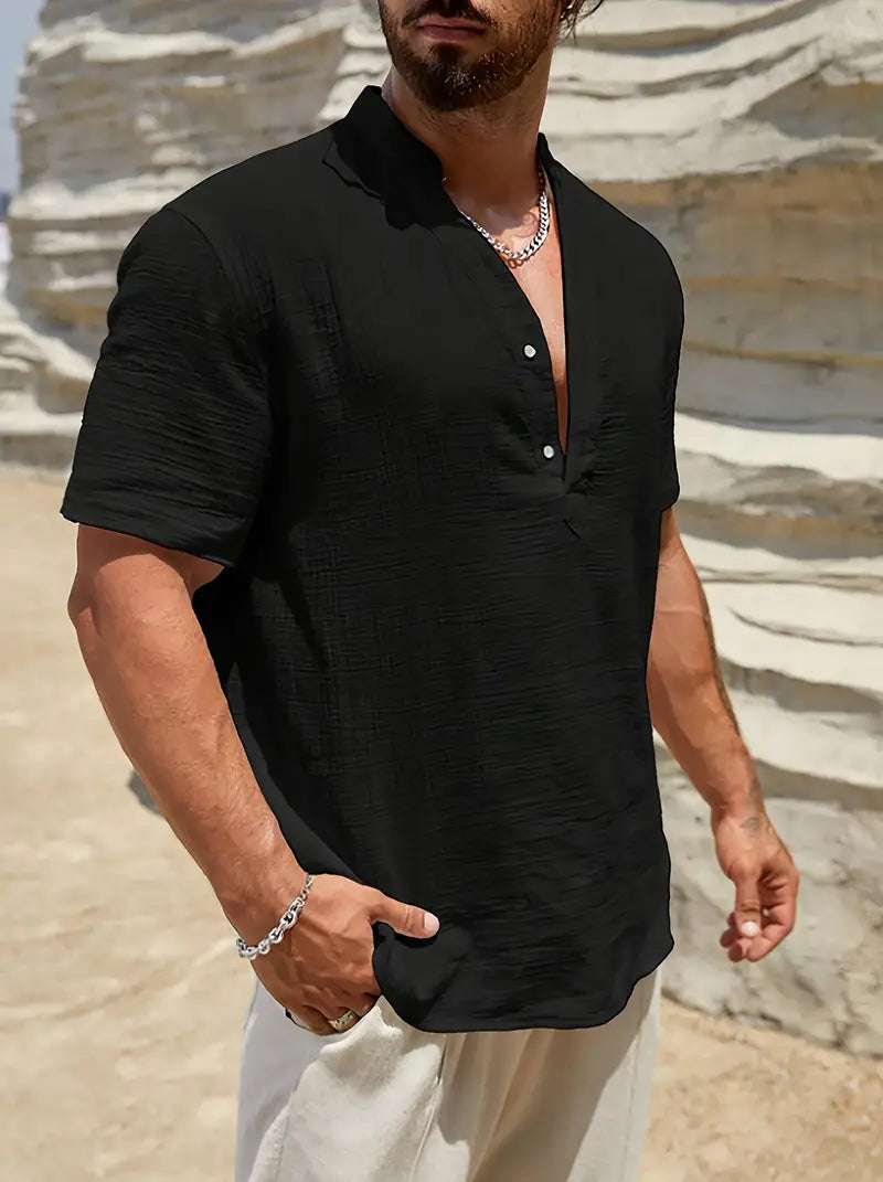 Martin - Měkká letní košile z jemné bavlny