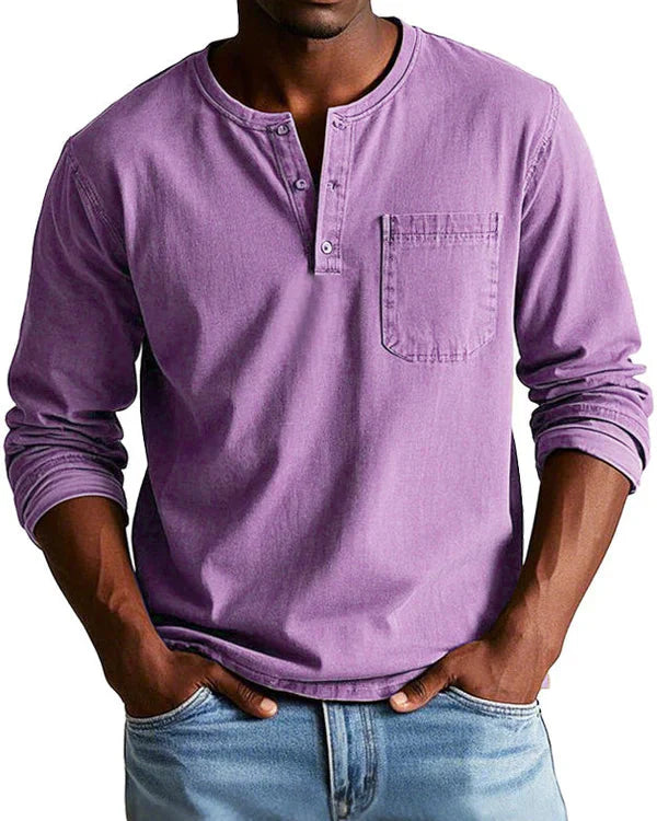 Sebastian - Balíček se 4 prémiovými lehkými denim retro košilemi