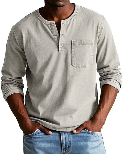 Sebastian - Balíček se 4 prémiovými lehkými denim retro košilemi