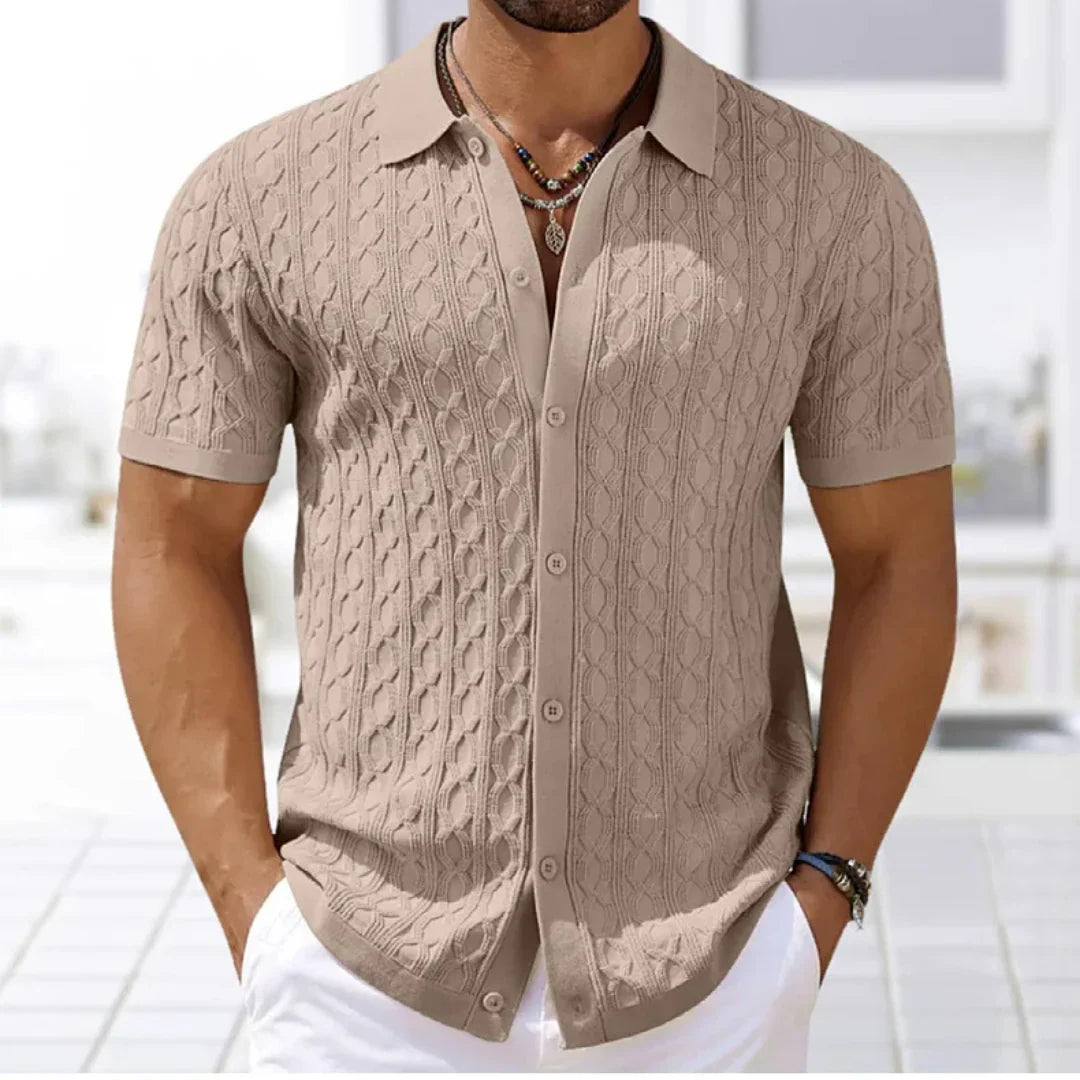 Xavier - Prémiová Jacquardová polo košile