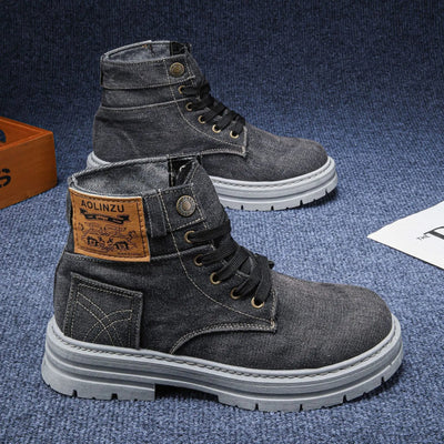 Dolovan - Prémiové kvalitní denimové sněrovací boty