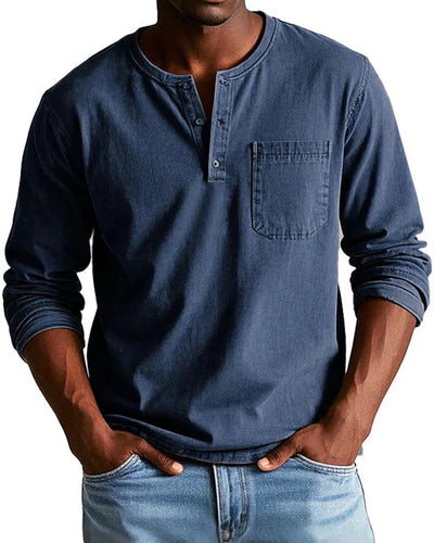 Sebastian - Balíček se 4 prémiovými lehkými denim retro košilemi