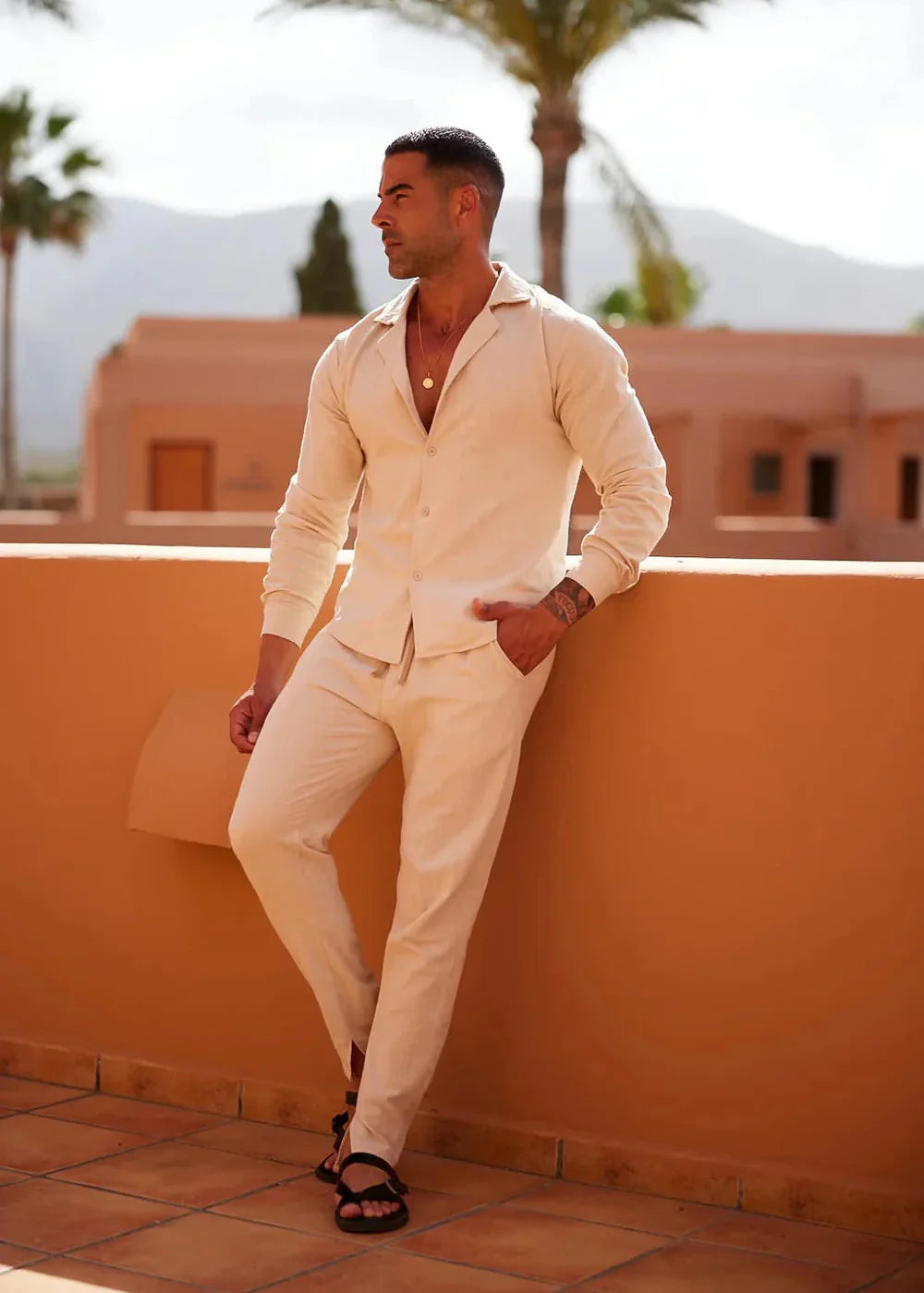 Esteban - Prémiový Priedušný Ľanový Set