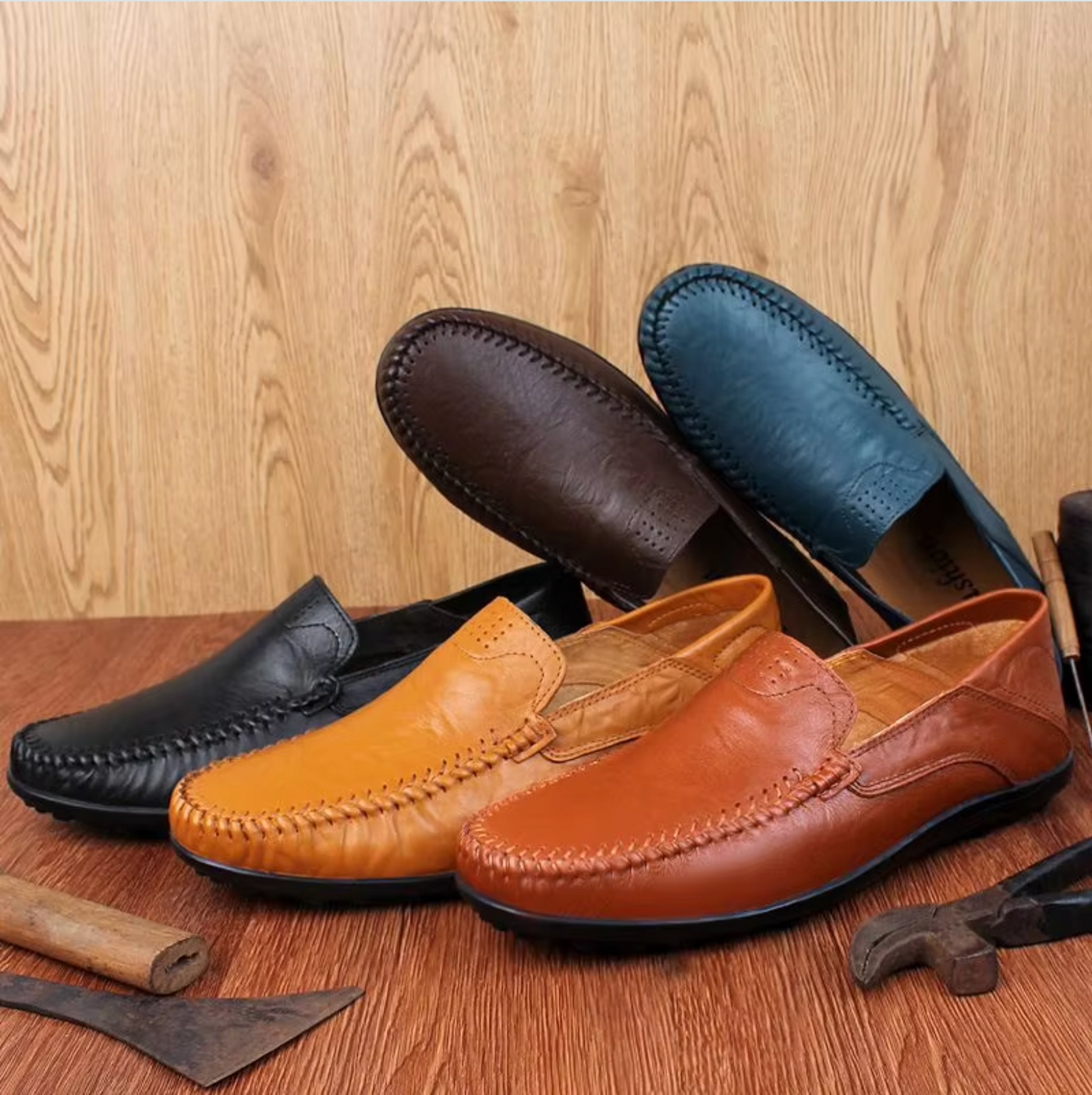 Misha - Kvalitní italské kožené mokasíny