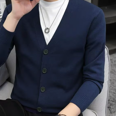 Augustin - Zapínací Pletený Kardigán Nejvyšší Kvality