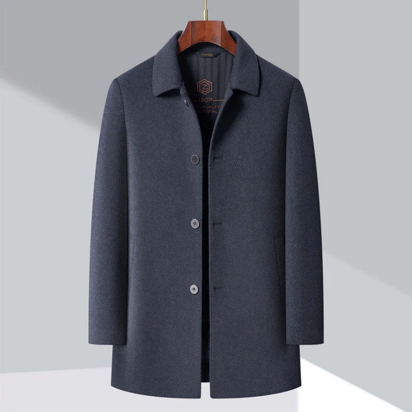 Alain - Vlněný Kabát S Péřovou Výplní Z Husího Peří