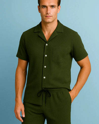 Eugen - Ekologická Bavlněná Košile a Šortky Sada