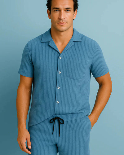 Eugen - Ekologická Bavlněná Košile a Šortky Sada