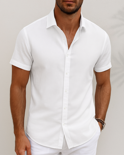 Davis - Základní Lněná Košile 2025