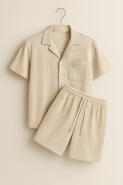 Eugen - Ekologická Bavlněná Košile a Šortky Sada