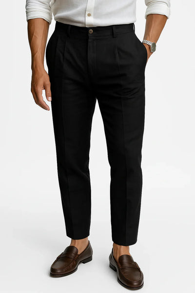 Santiago - Sofistikované Lehká Lněné Kalhoty