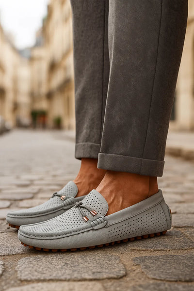 Florent - Elegantní Prodyšné Kožené Loafery