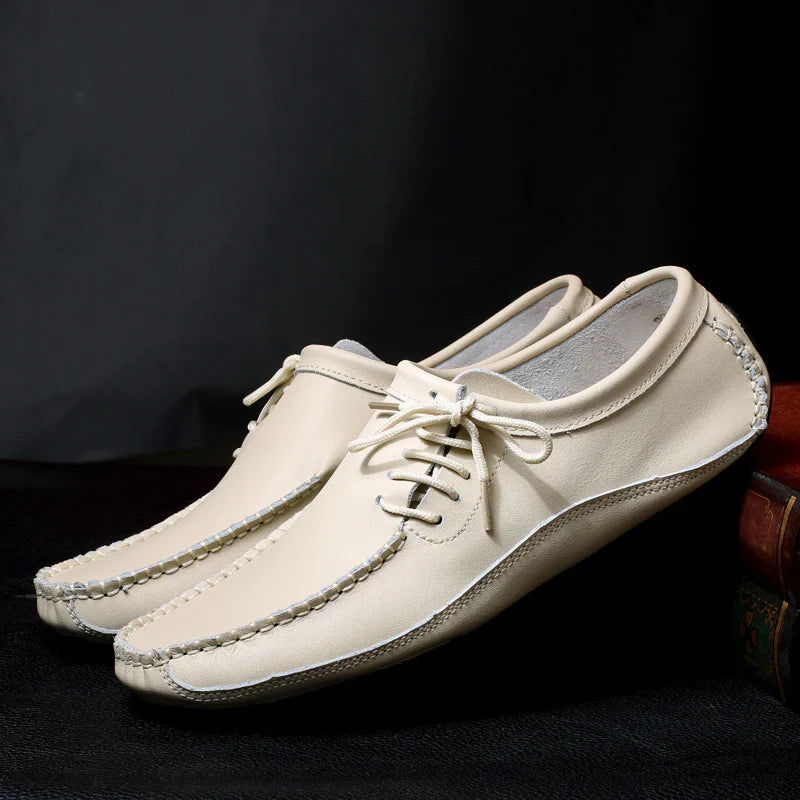 Felipe - Exkluzivní šněrovací mokasíny z nejjemnější kůže