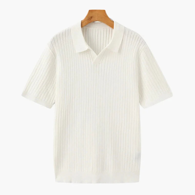 Dimitri - Prémiová ribbovaná polo tričko