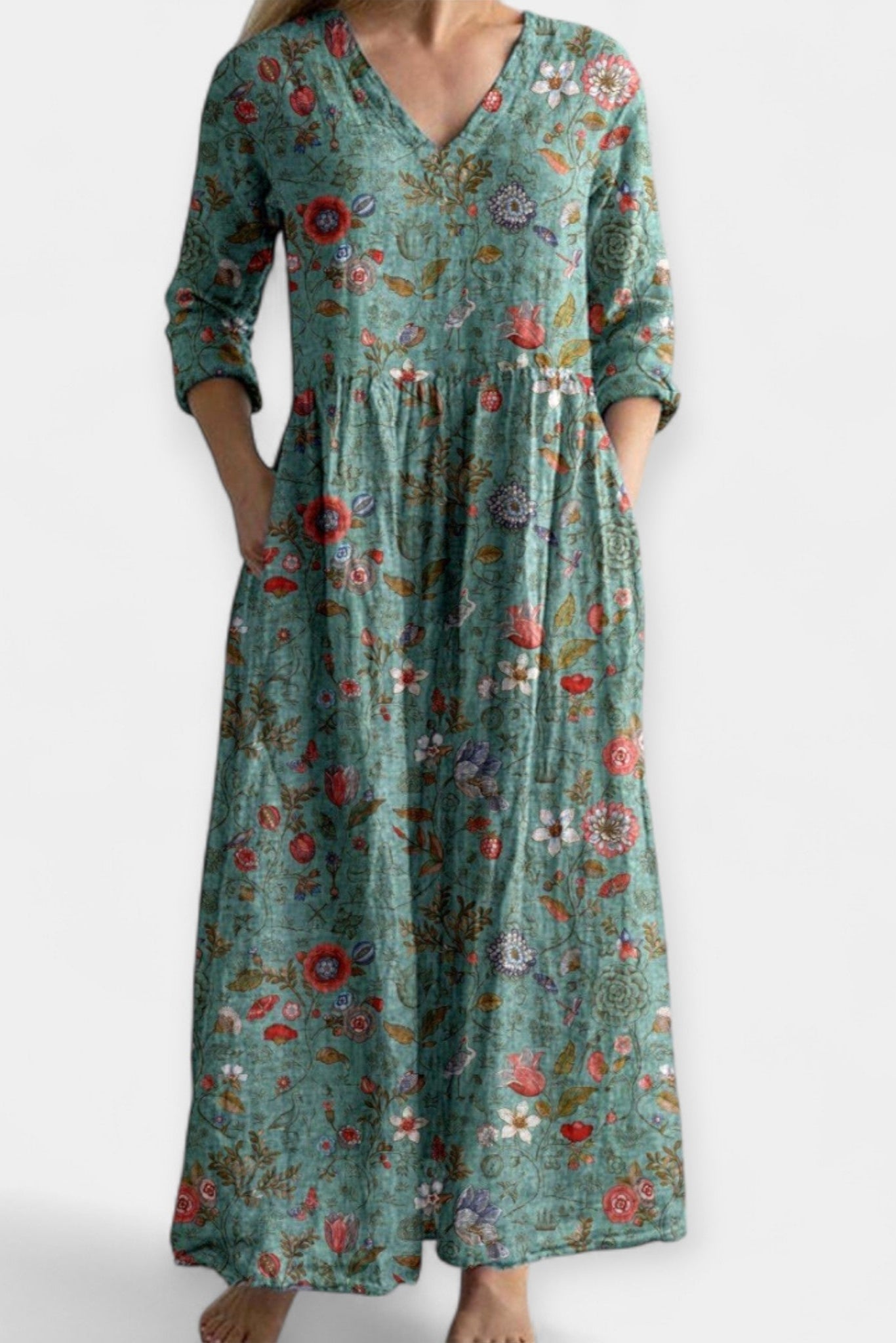 Lehké květinové šaty