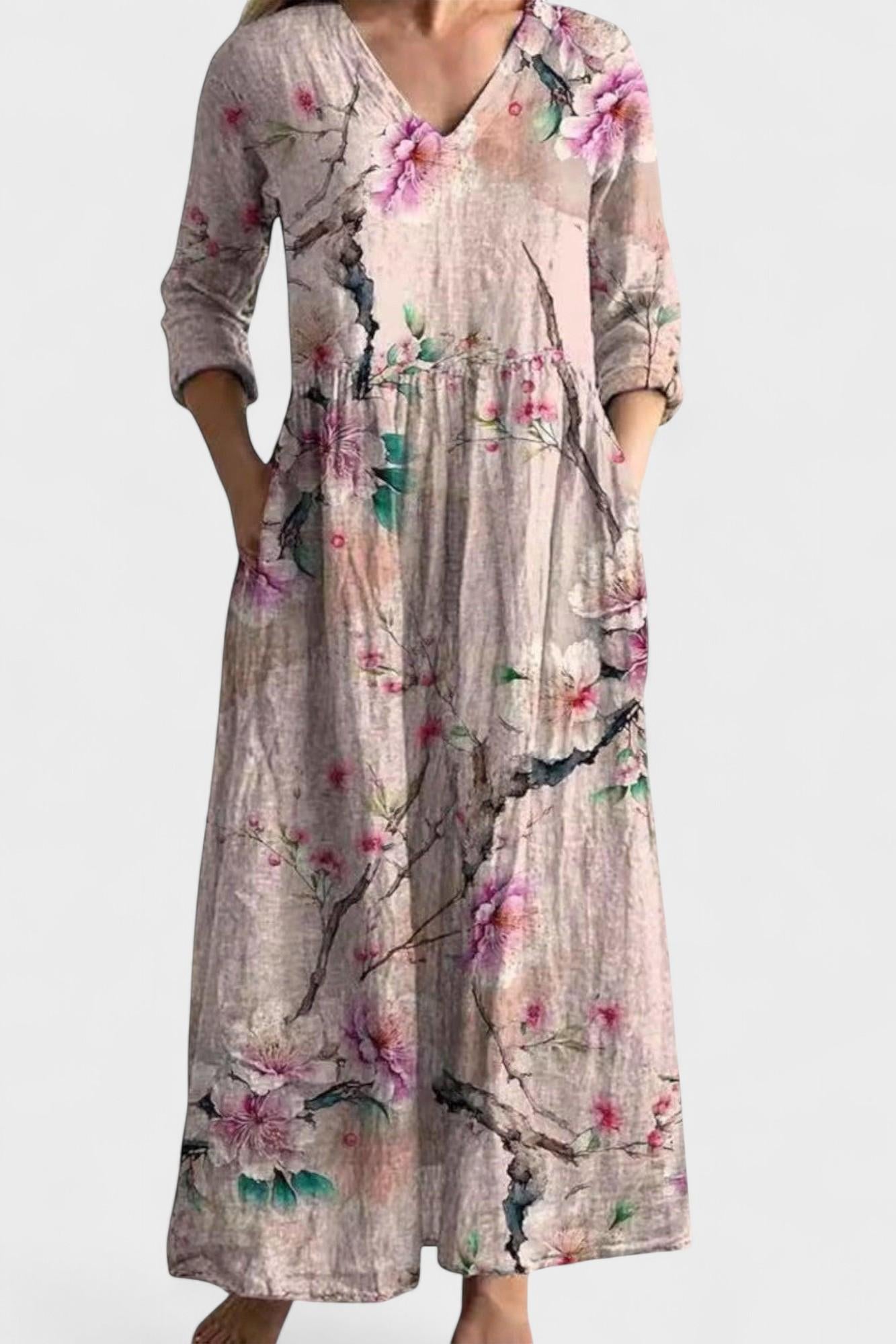 Lehké květinové šaty