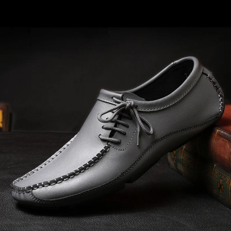 Felipe - Exkluzivní šněrovací mokasíny z nejjemnější kůže