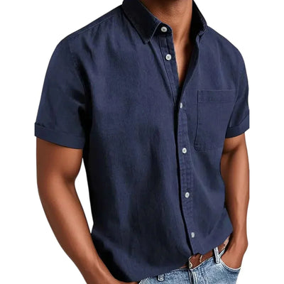 Allan - Klasická krátkosrstá bavlněná košile