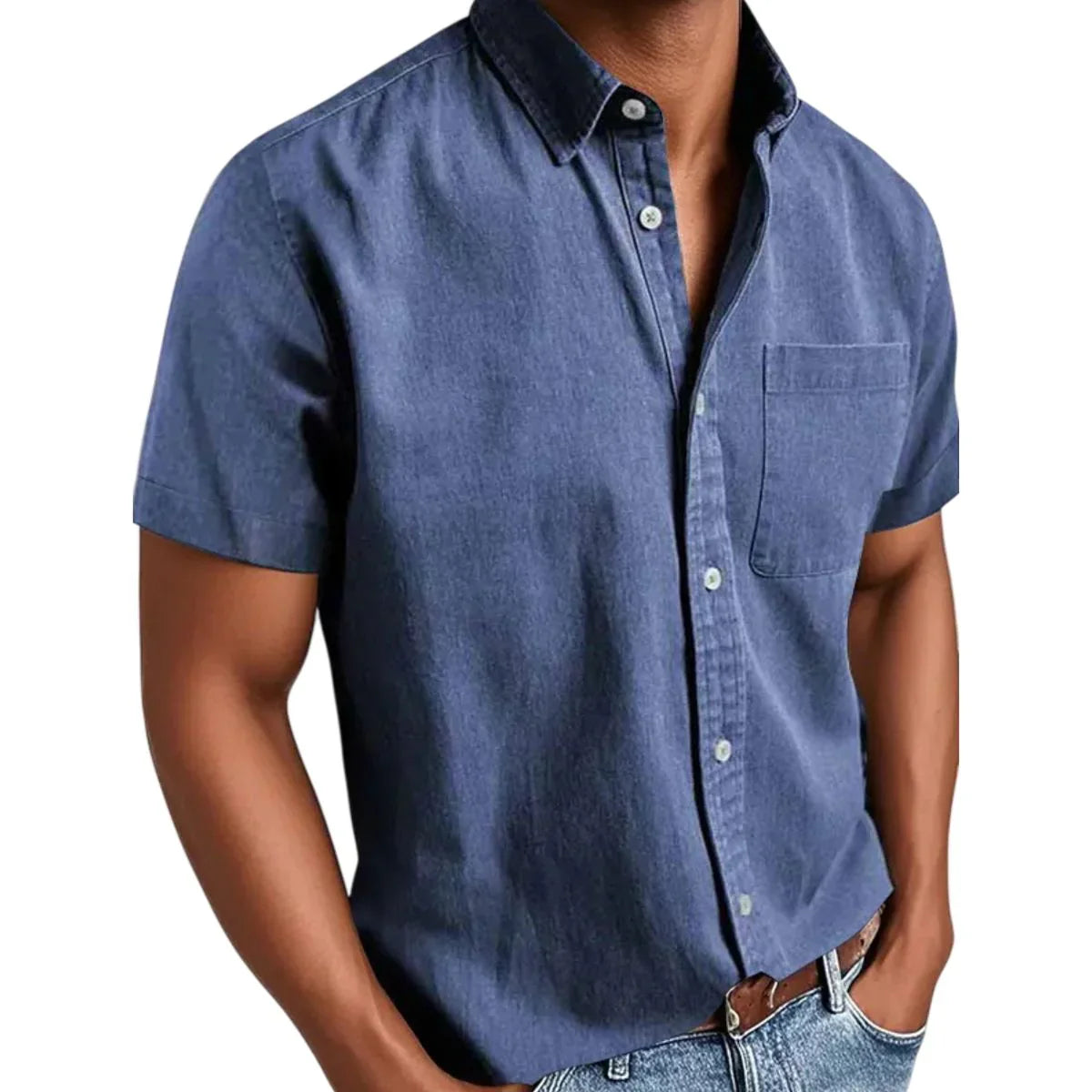 Allan - Klasická krátkosrstá bavlněná košile