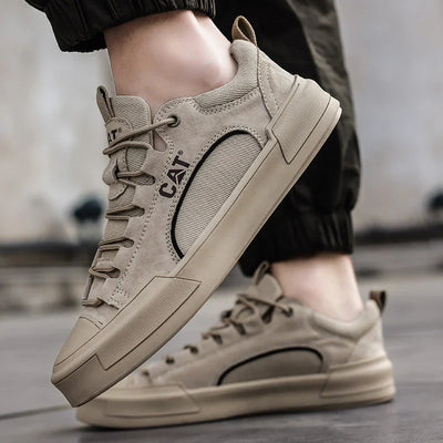 Rodney - Robustní městské tenisky z broušené kůže