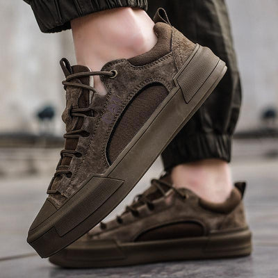 Rodney - Robustní městské tenisky z broušené kůže