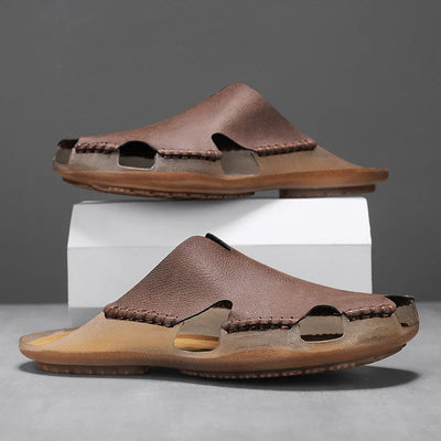 Rutger - Prodyšné Ručně Vyrobené Sandály z Pravé Kůže