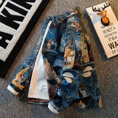 Van Gogh - Umělecká košile vysoké kvality