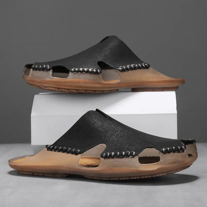 Rutger - Prodyšné Ručně Vyrobené Sandály z Pravé Kůže