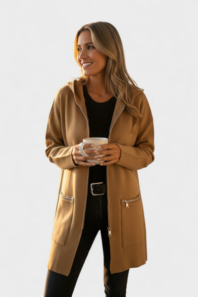 Veslina™ | Stylový Zip Svetřík