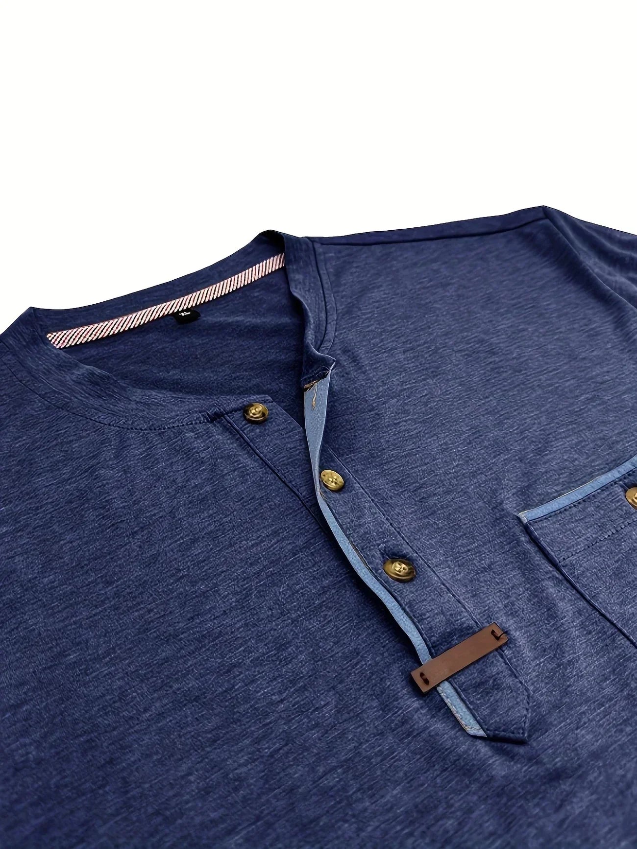 Savrani™ | Elegantní tričko s kulatým výstřihem a kapsou