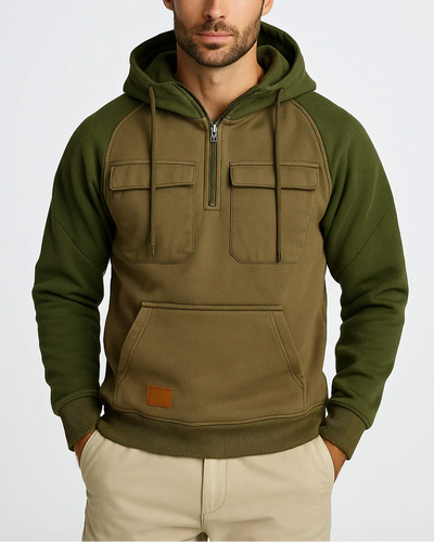 Diemo - Multifunkční Zimní Mikina s Kapucí