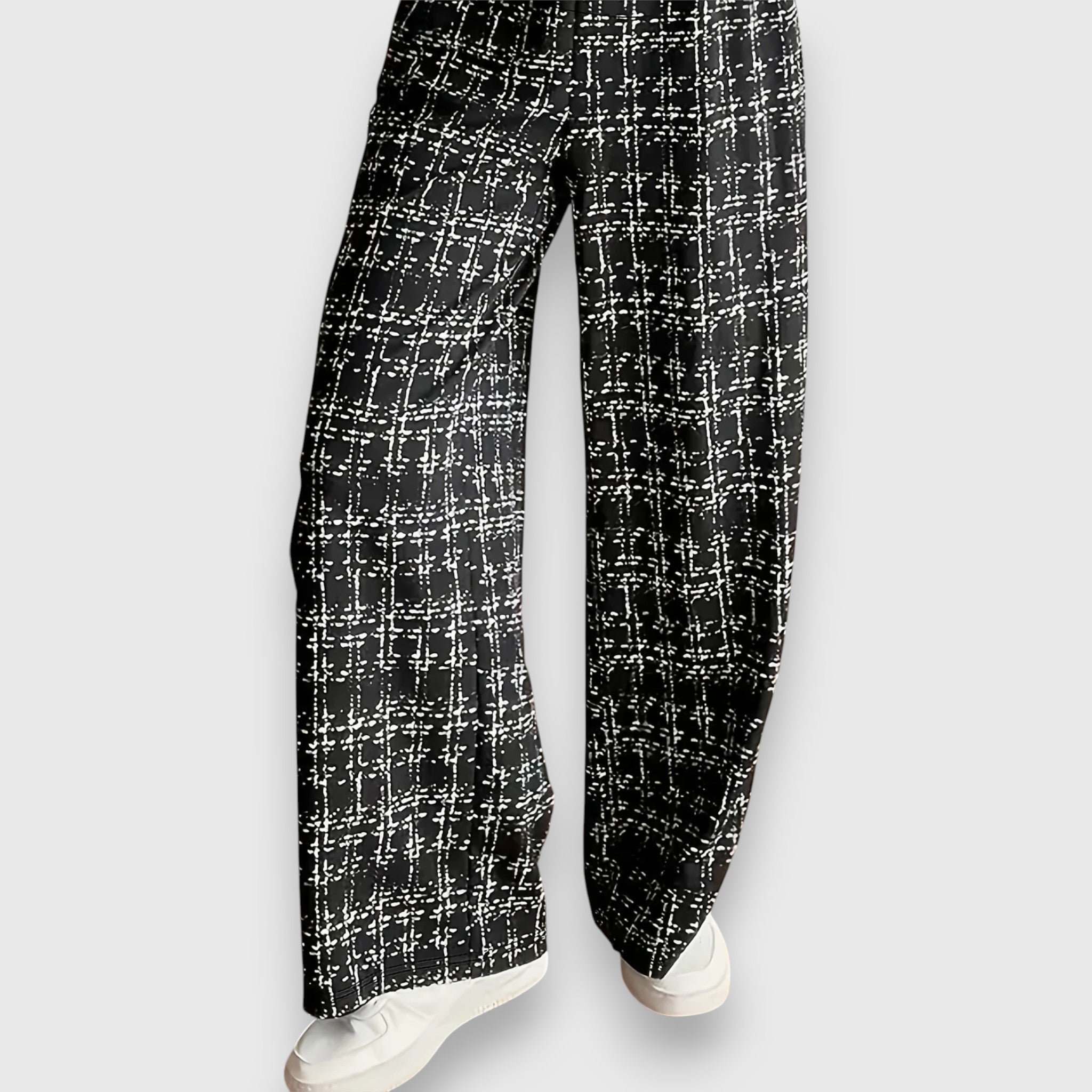 Jasmína - Sada dvou kusů s V-výstřihem a odpovídajícími kalhotami