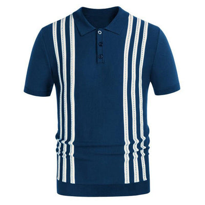 Savrani™ | Polo casual s pruhy.