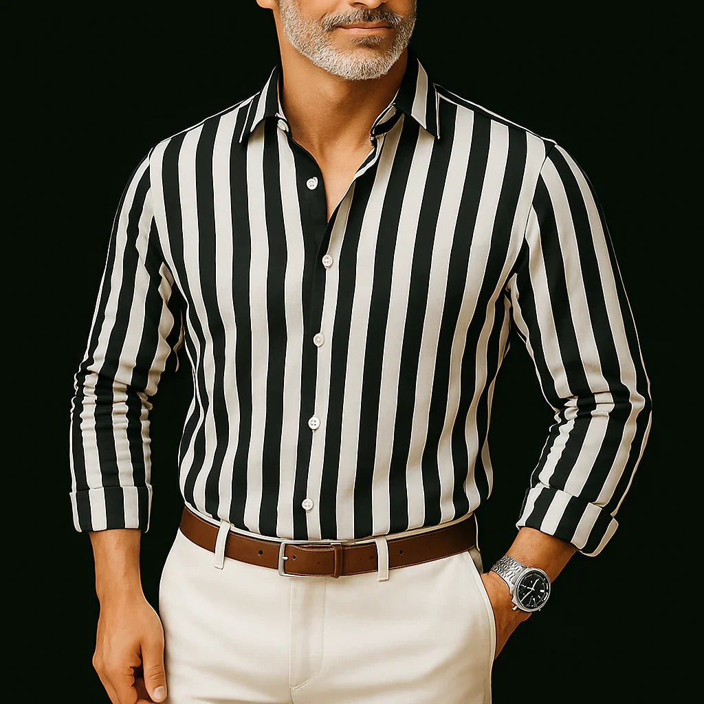 Marc - Prémiová Košile z Jemné Bavlny a Ľanové Zmesi