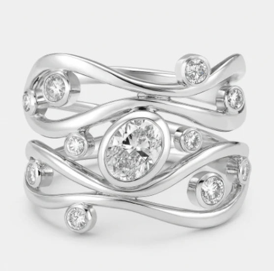 Hertha Měsíční Kámen-Prsten