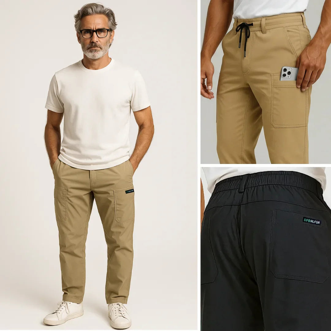 Russel - Praktické Prémiové Cargo Kalhoty